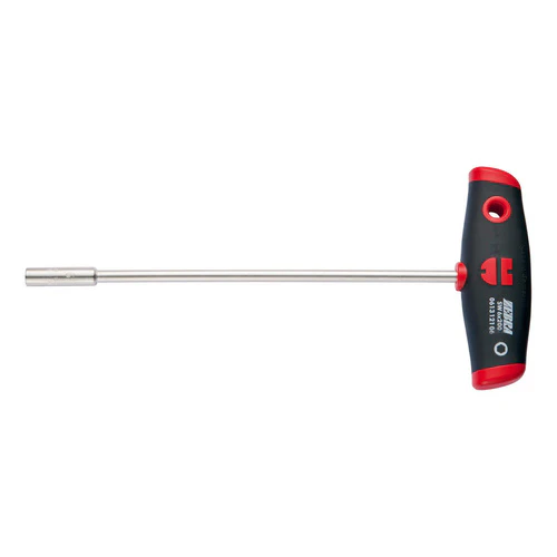 ZEBRA T-Handle Hexagon Socket Screwdriver - 13mm Hexagon Socket X 300mm Blade X 104mm Handle